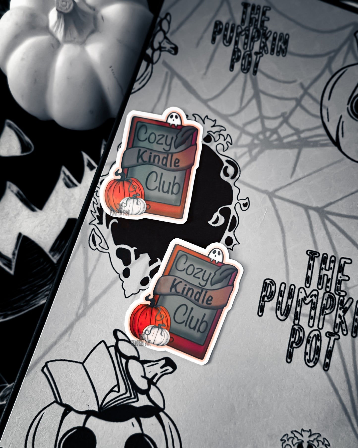 Cozy Kindle Club Sticker