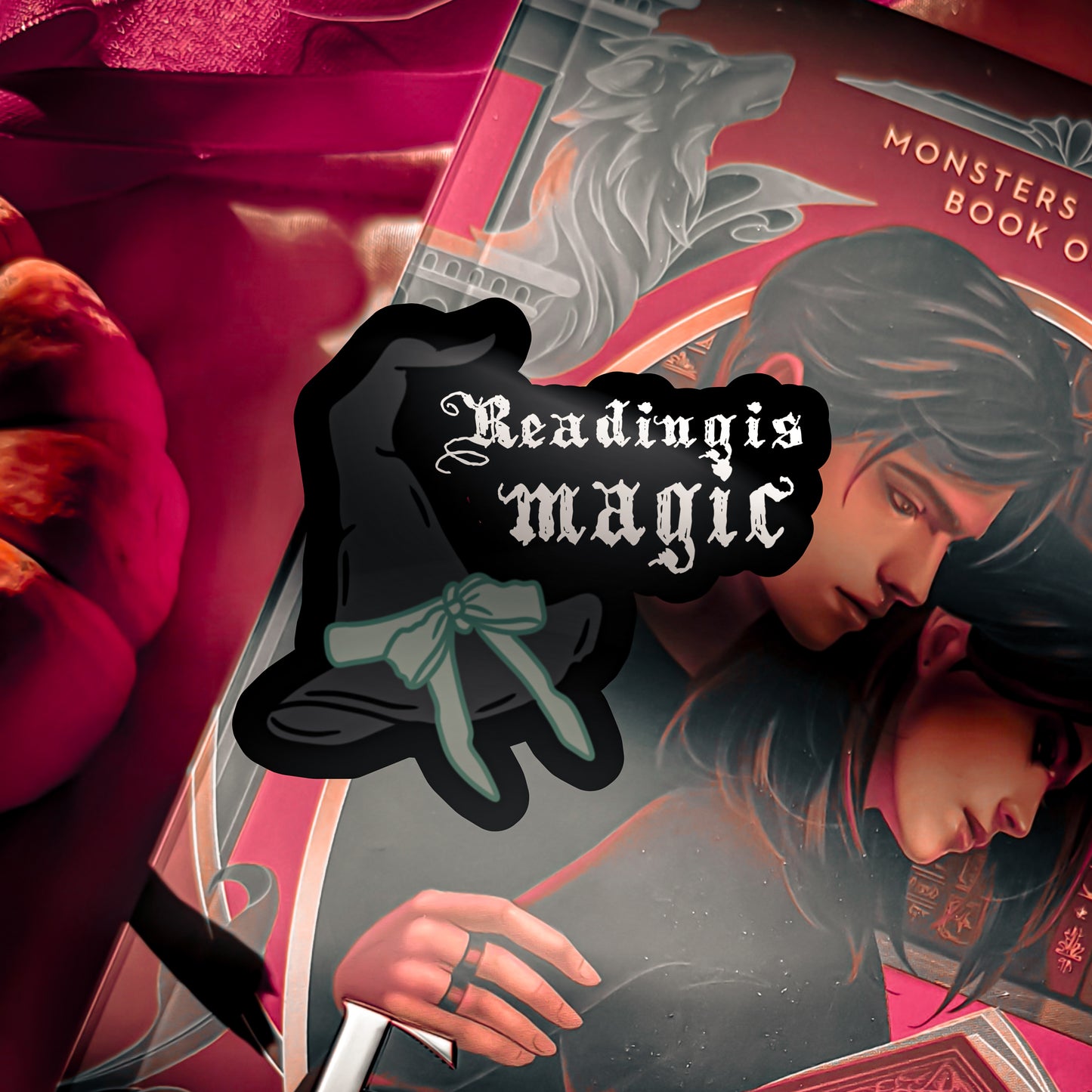 Reading is magic sticker