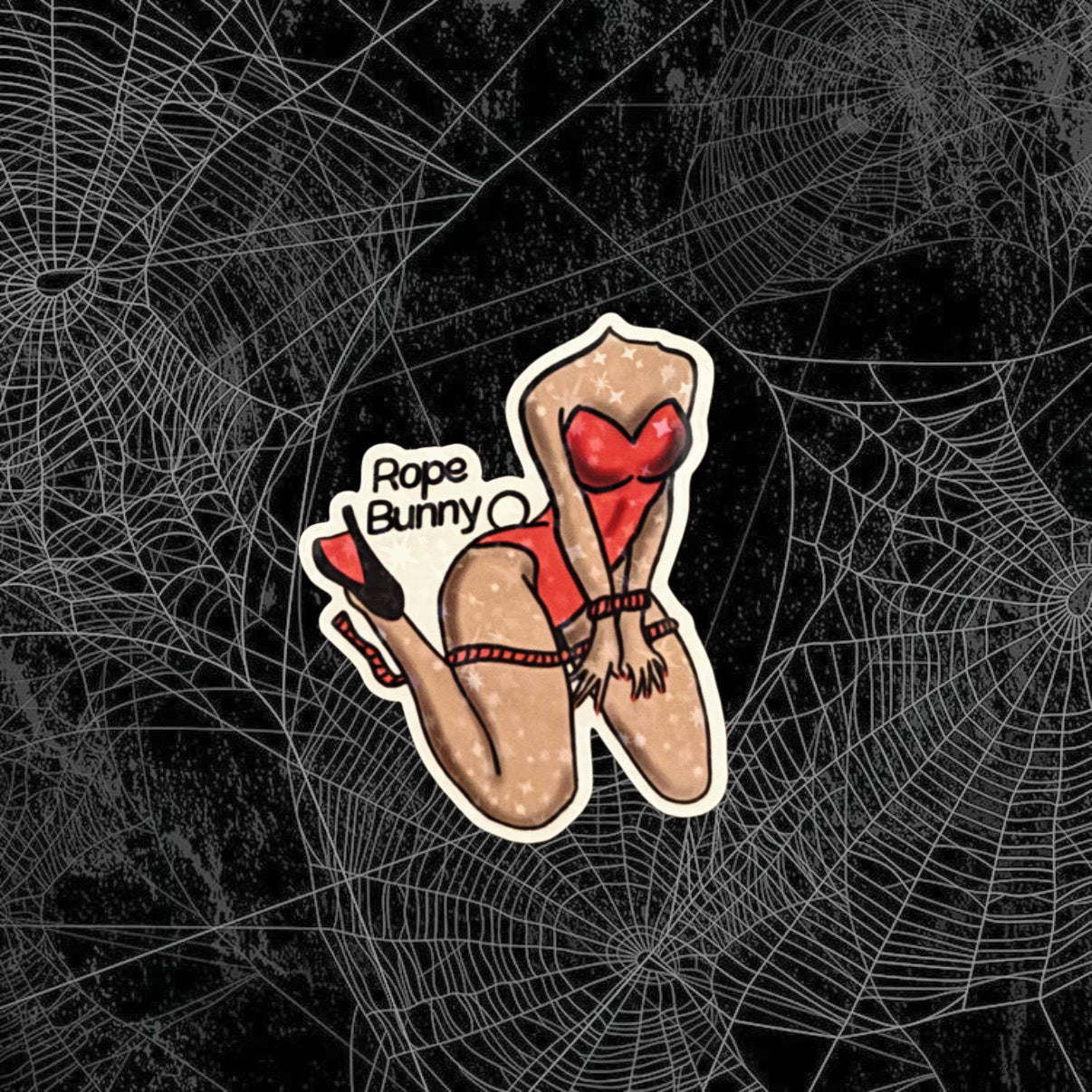 Rope Bunny Sticker