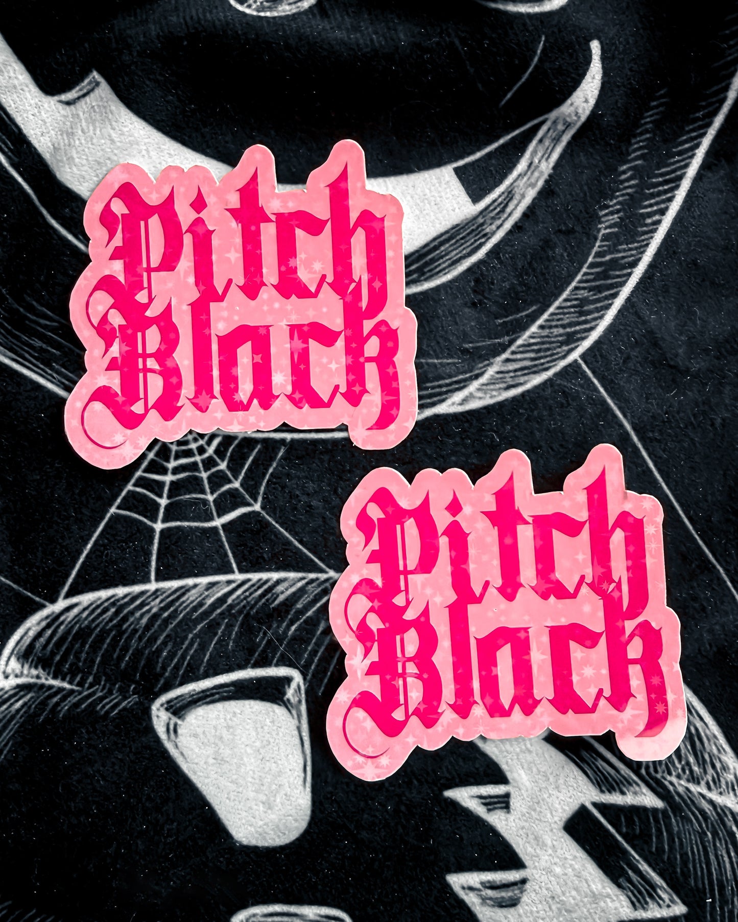 Pitch Black Pink Sticker