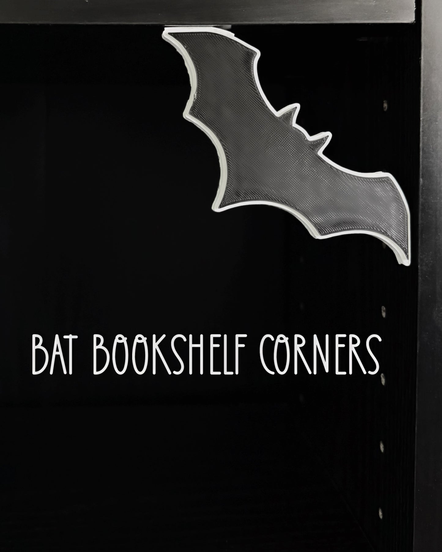 Bat Bookshelf Corners