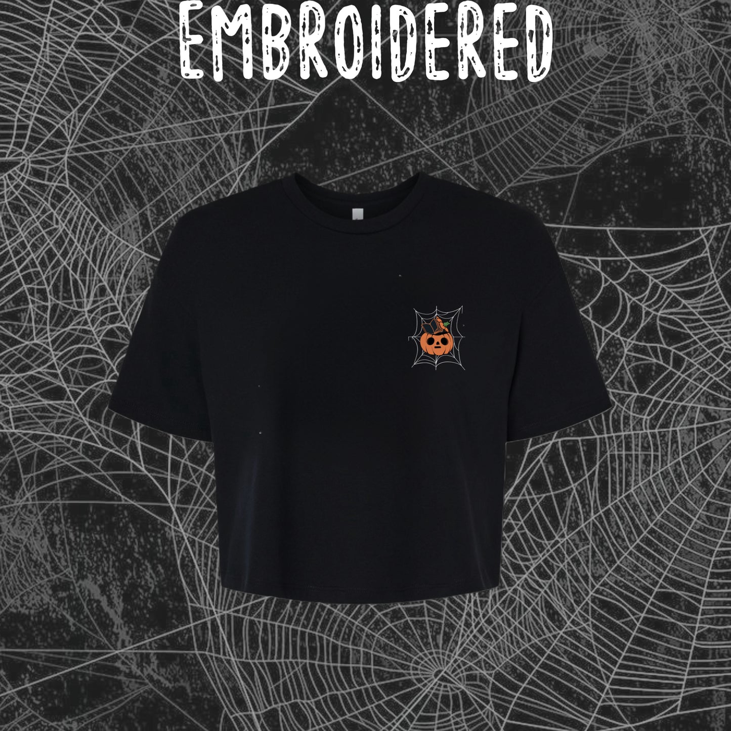 Pumpkin Pot Embroidered Crewneck/Sweatshirt/Hoodie
