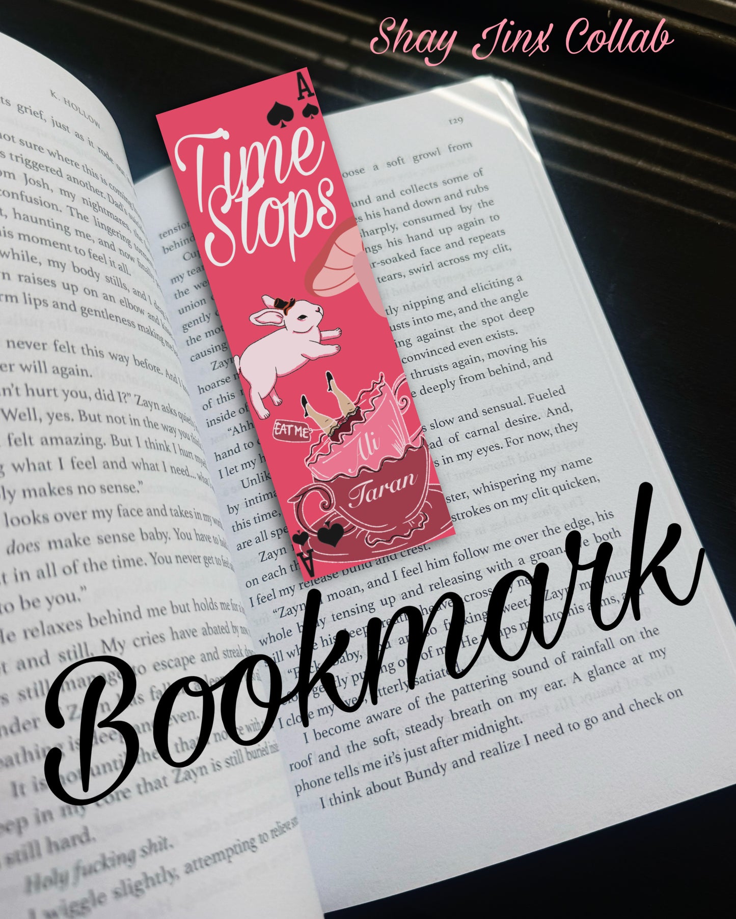 Time Stops Bookmark - S>M Jinx collab