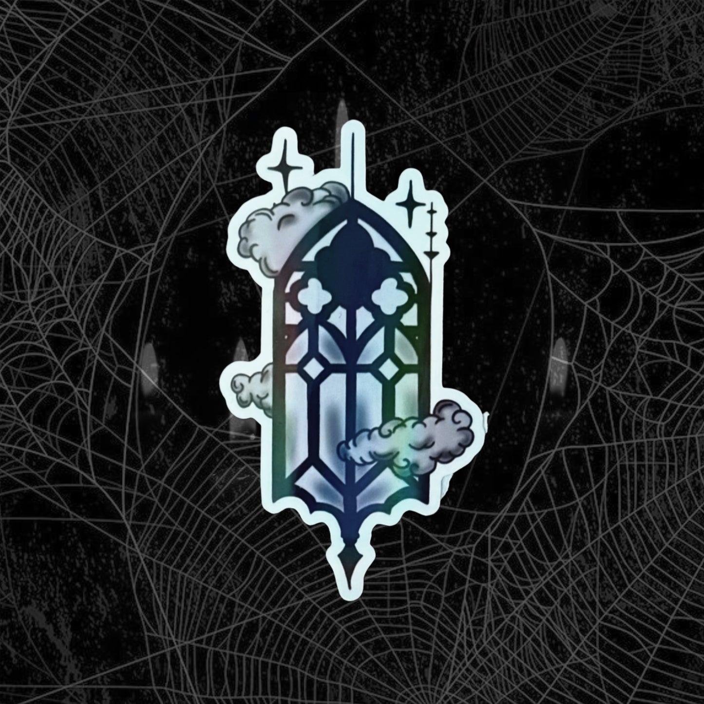 Cathedral Window Sticker