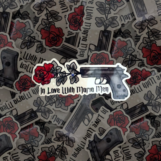 In Love With Mafia Men Sticker