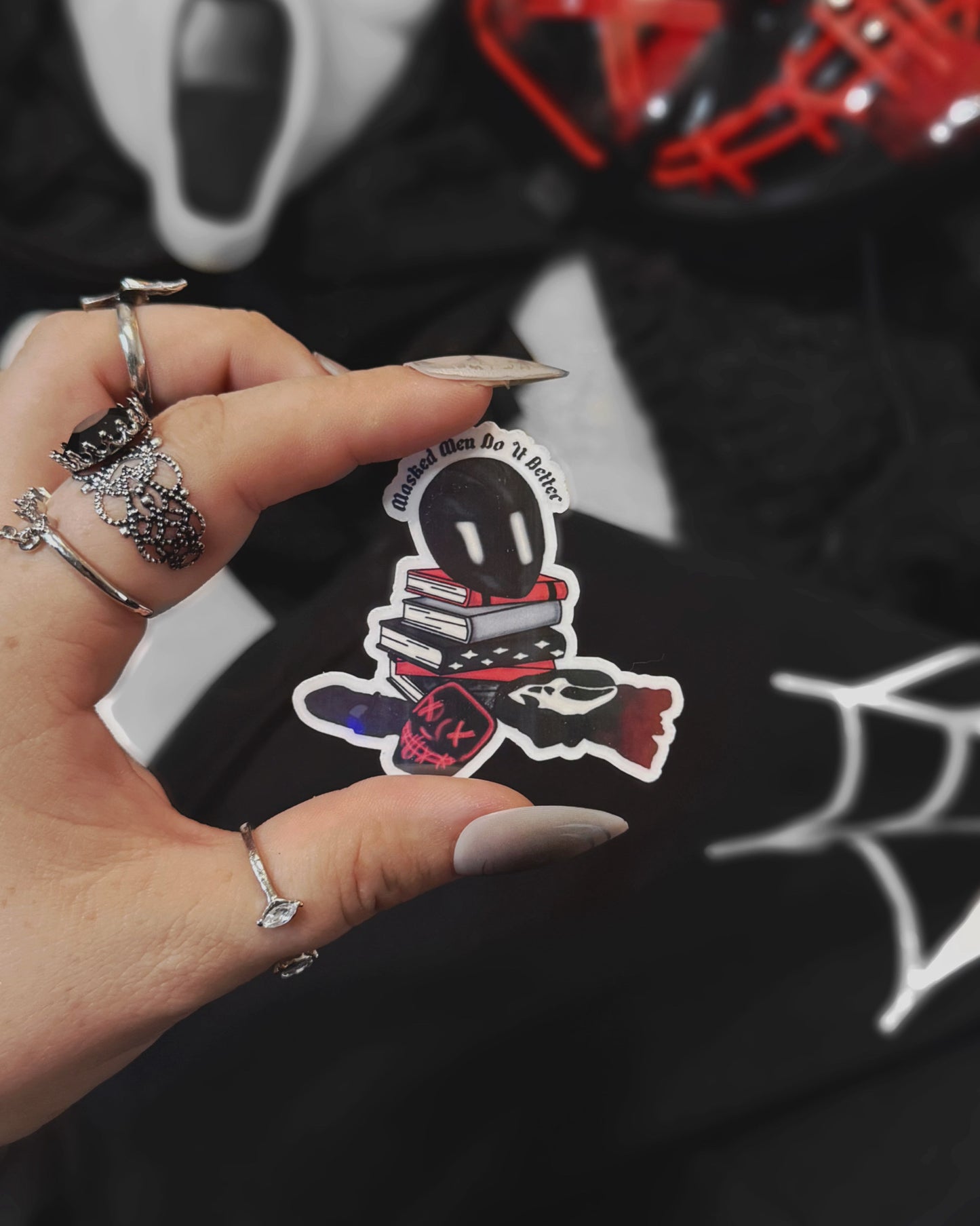 Masked Men Do It Better Sticker