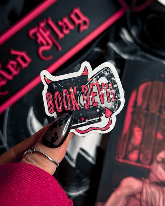 Book Devil Sticker