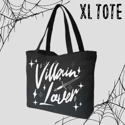 Villain Lover XL Tote with zipper