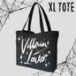 Villain Lover XL Tote with zipper