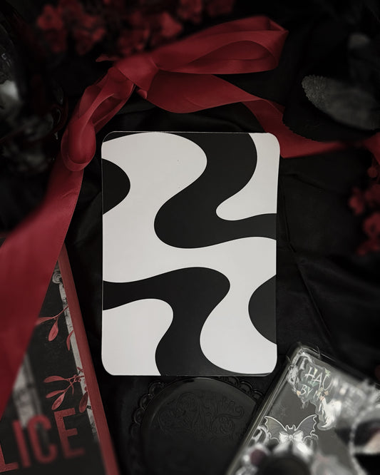 Black & White Wave Kindle Insert/Skin