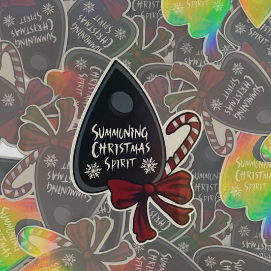 Summoning Christmas Spirit Sticker