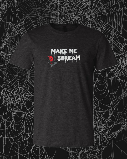 Make me scream T/Crewneck Embroidered