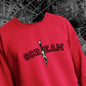 Scream Sweatshirt Embroidered