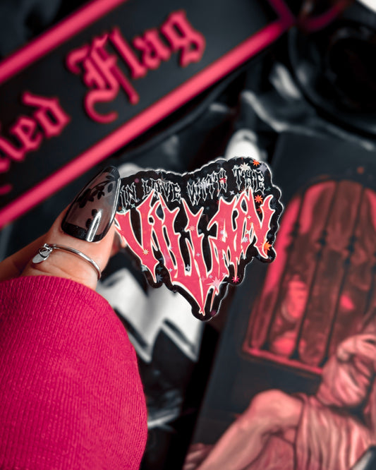 In love with the Villain Sticker