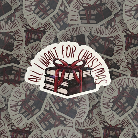 All i want for christmas sticker