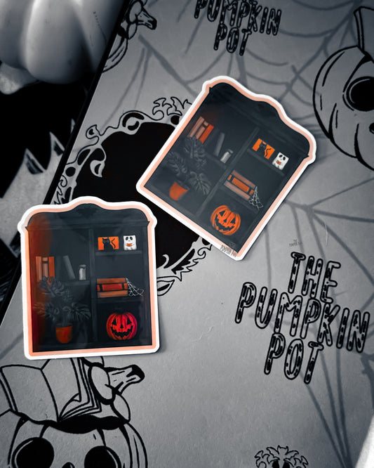 Autumn Bookshelf Sticker