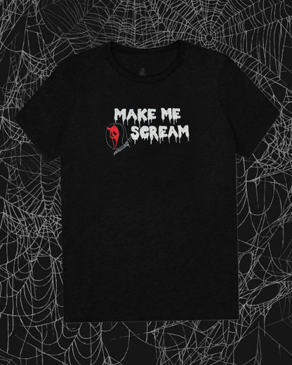Make me scream T/Crewneck Embroidered