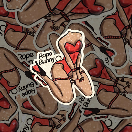 Rope Bunny Sticker