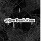 Personalized Handle Name Sticker