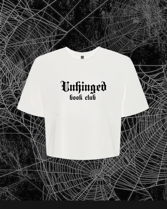 Unhinged Book Club Embroidered Crewneck Ts & Crops