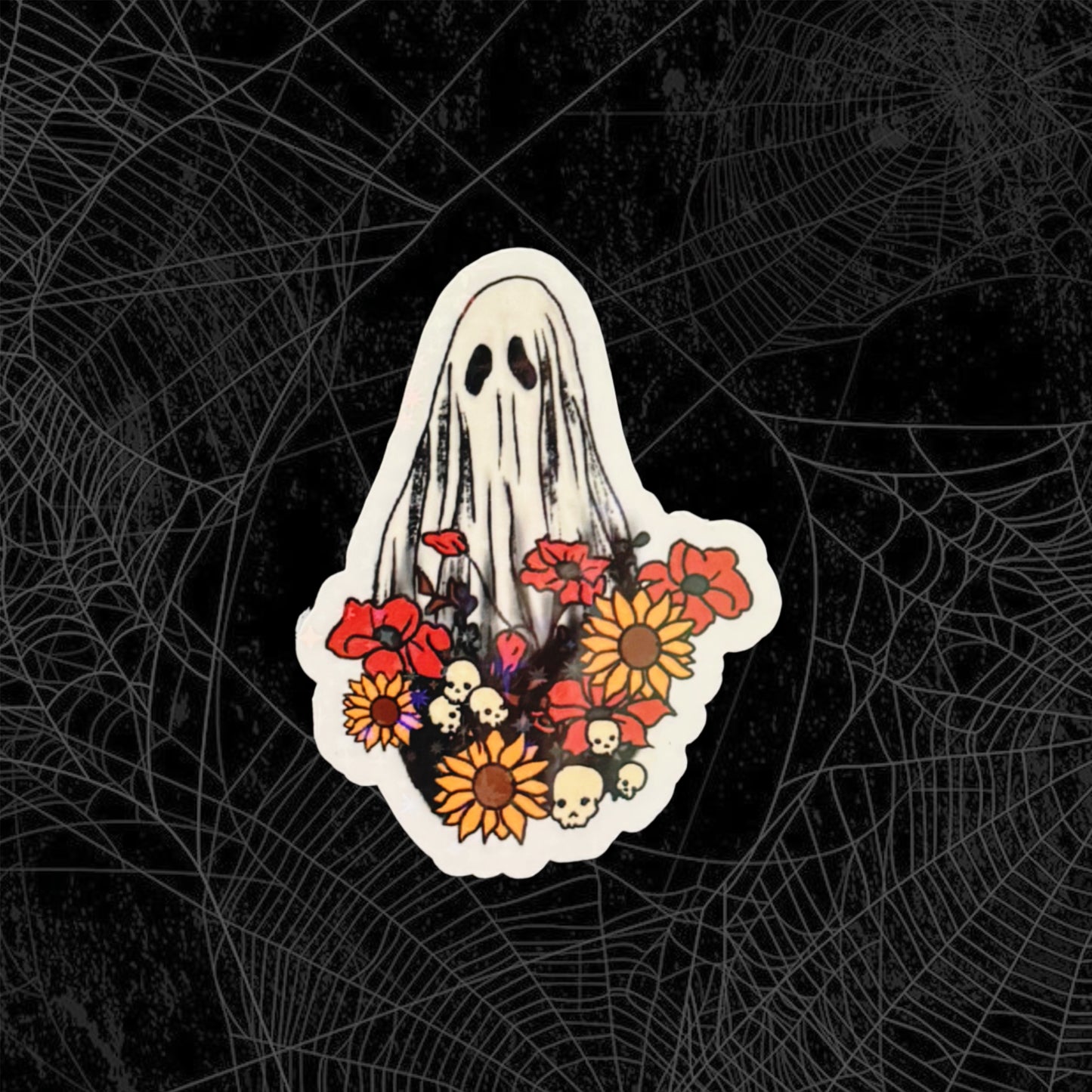 Blossomed Ghost Sticker