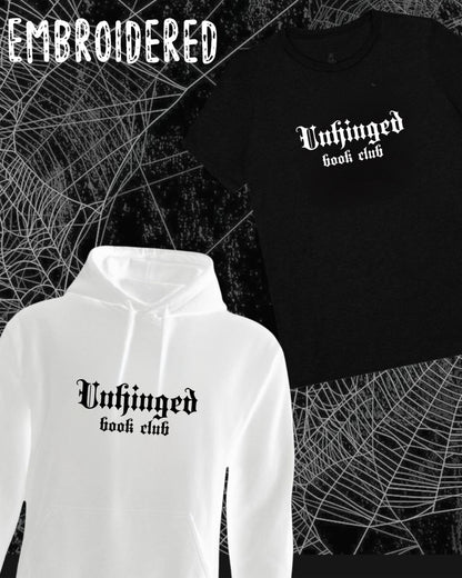Unhinged Book Club Embroidered Crewneck T/Sweatshirt/Hoodie