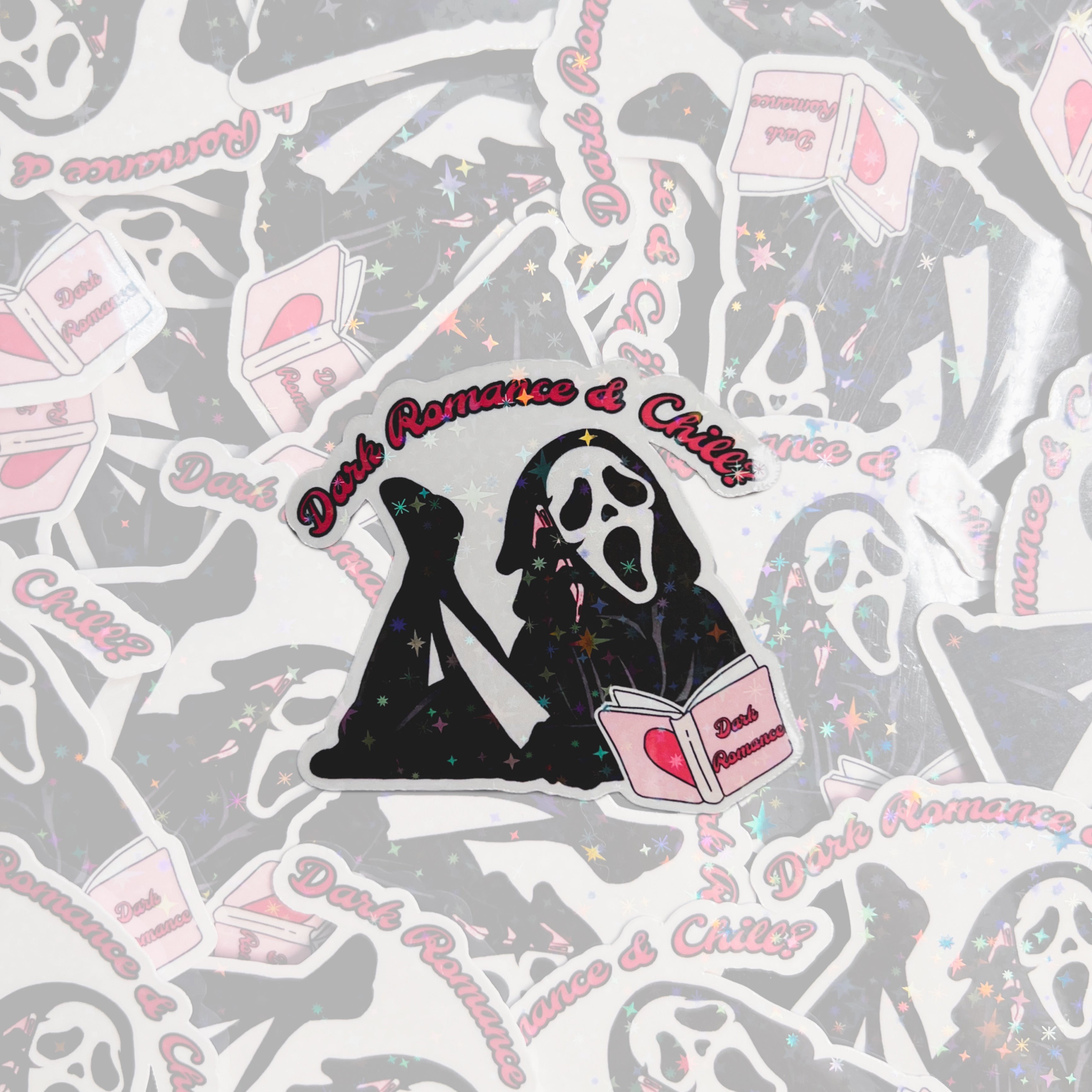 Hghostface Stickers Dark Romance & Chill Ghostface Sticker – The Pumpkin Pot