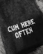 Cum here often embroidered  hand towel