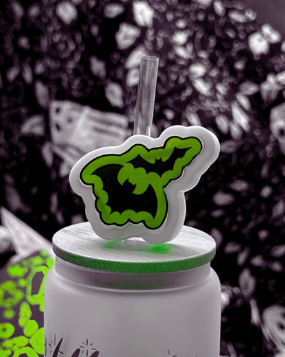 Bats Straw Toppers