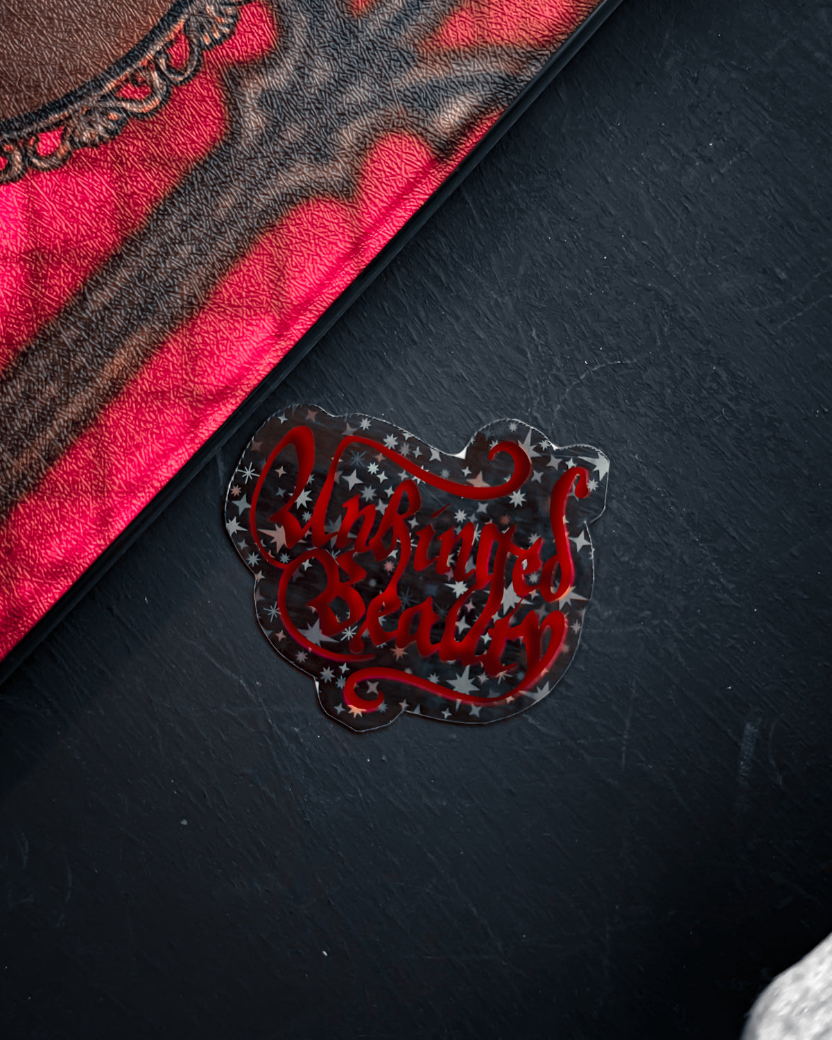 Unhinged beauty Sticker