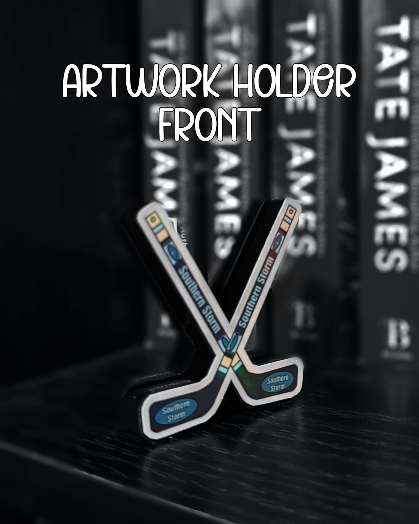 Crossing Sticks Artwork Holder