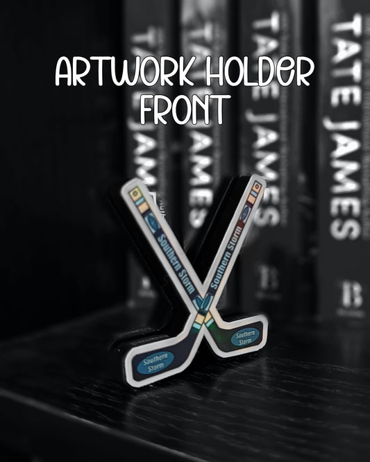 Crossing Sticks Artwork Holder