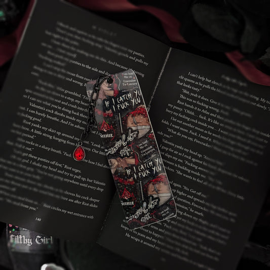 If I Catch You Collage Bookmark