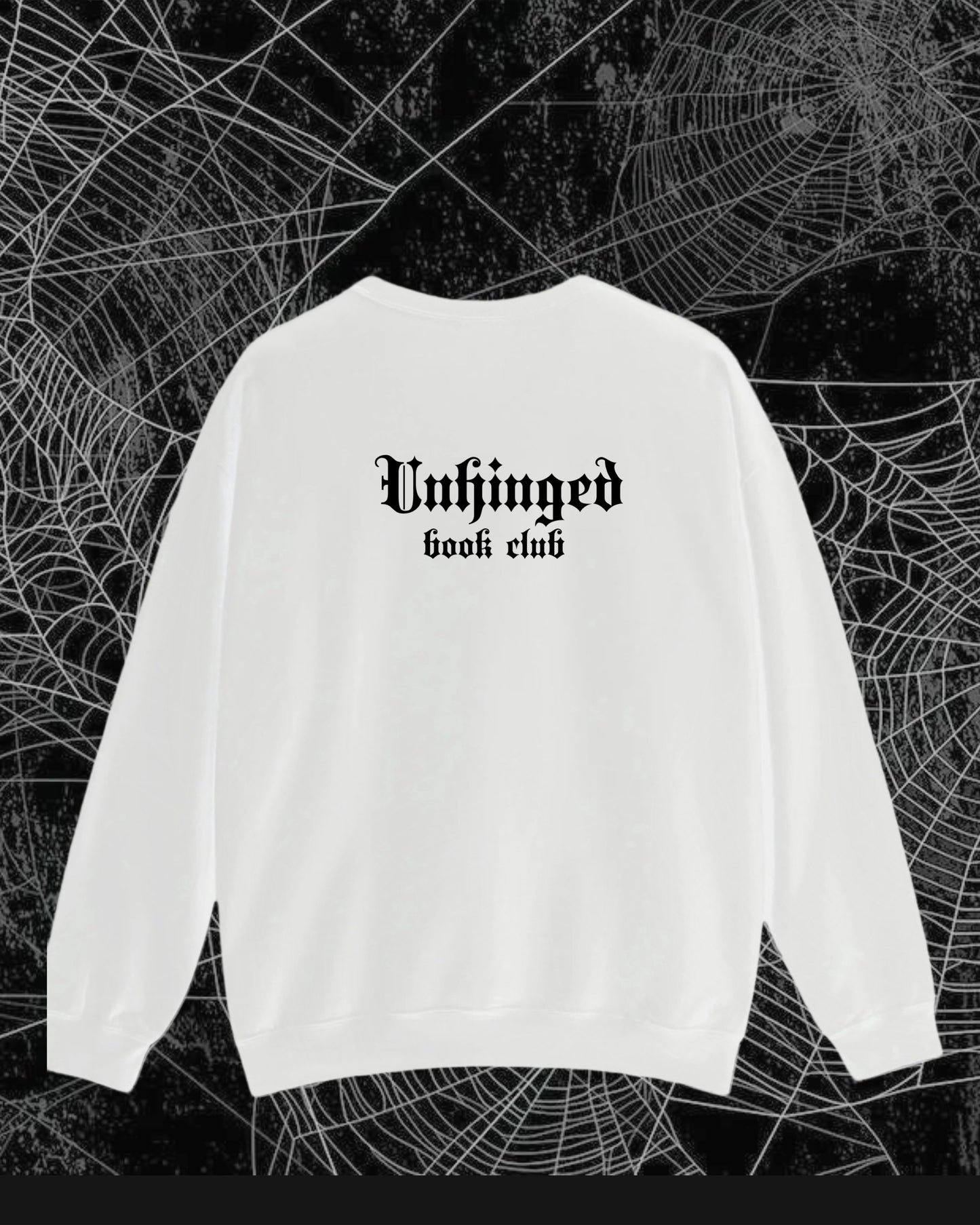 Unhinged Book Club Embroidered Crewneck T/Sweatshirt/Hoodie