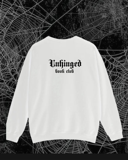 Unhinged Book Club Embroidered Crewneck T/Sweatshirt/Hoodie