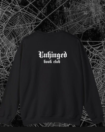 Unhinged Book Club Embroidered Crewneck T/Sweatshirt/Hoodie