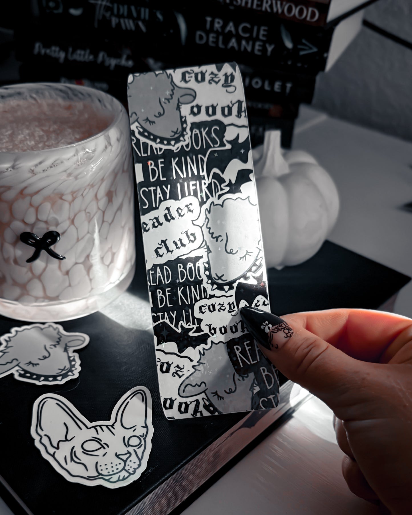 Cozy Reader Book Club Bookmark