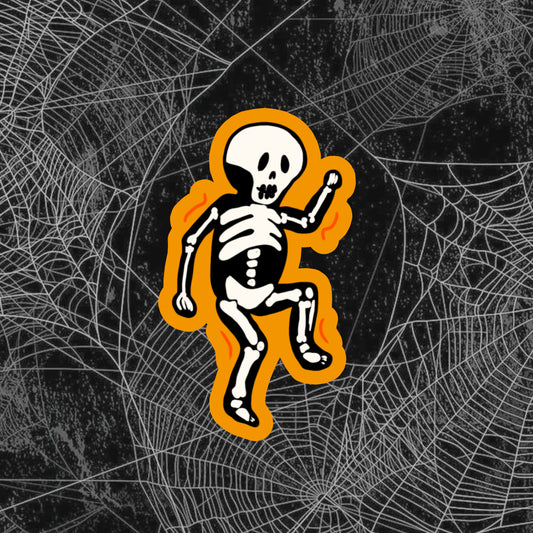 Vintage Skeleton Sticker