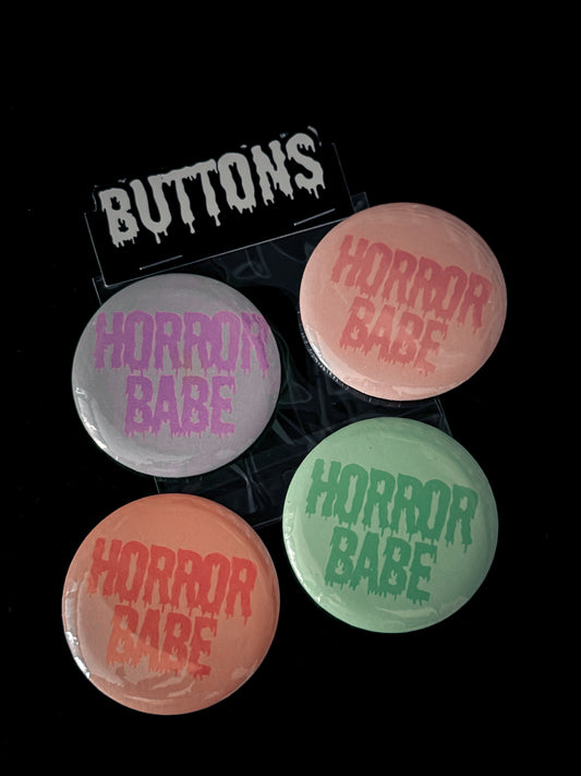 Horror Babe Buttons