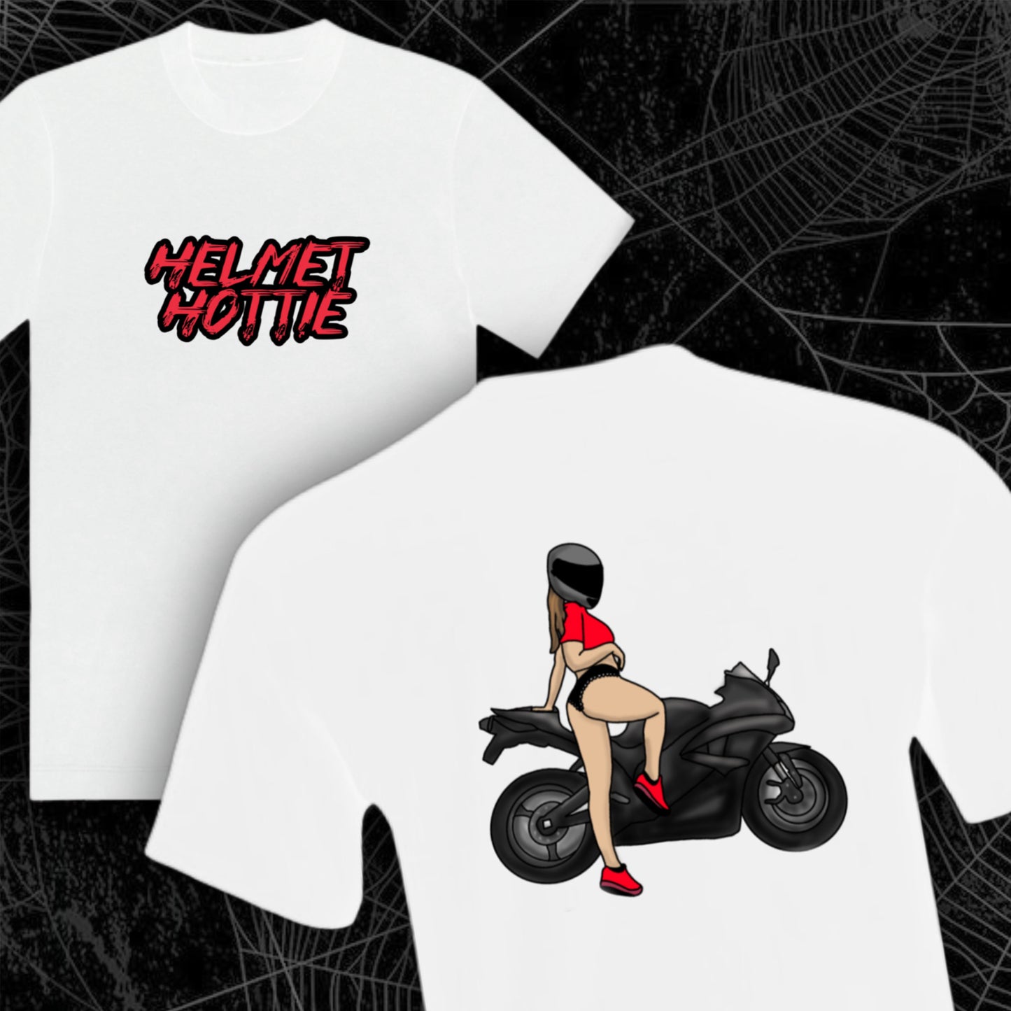 Helmet Hottie Crewneck T Shirt