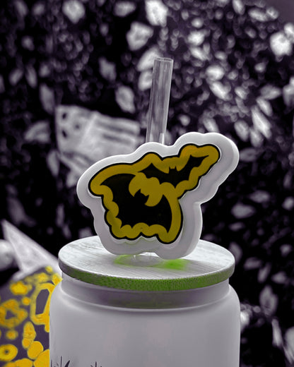 Bats Straw Toppers