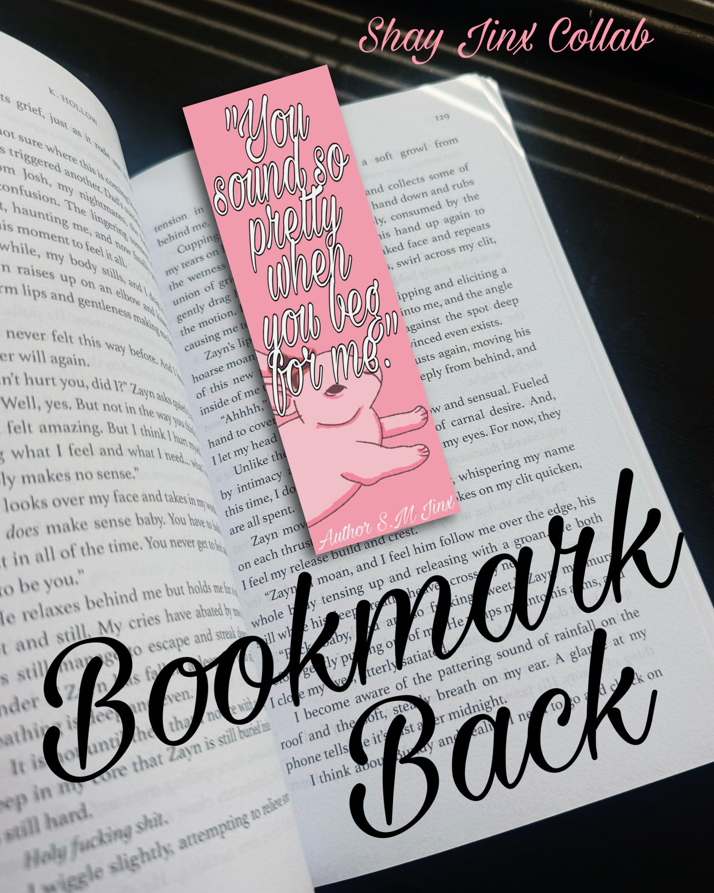 Time Stops Bookmark - S>M Jinx collab
