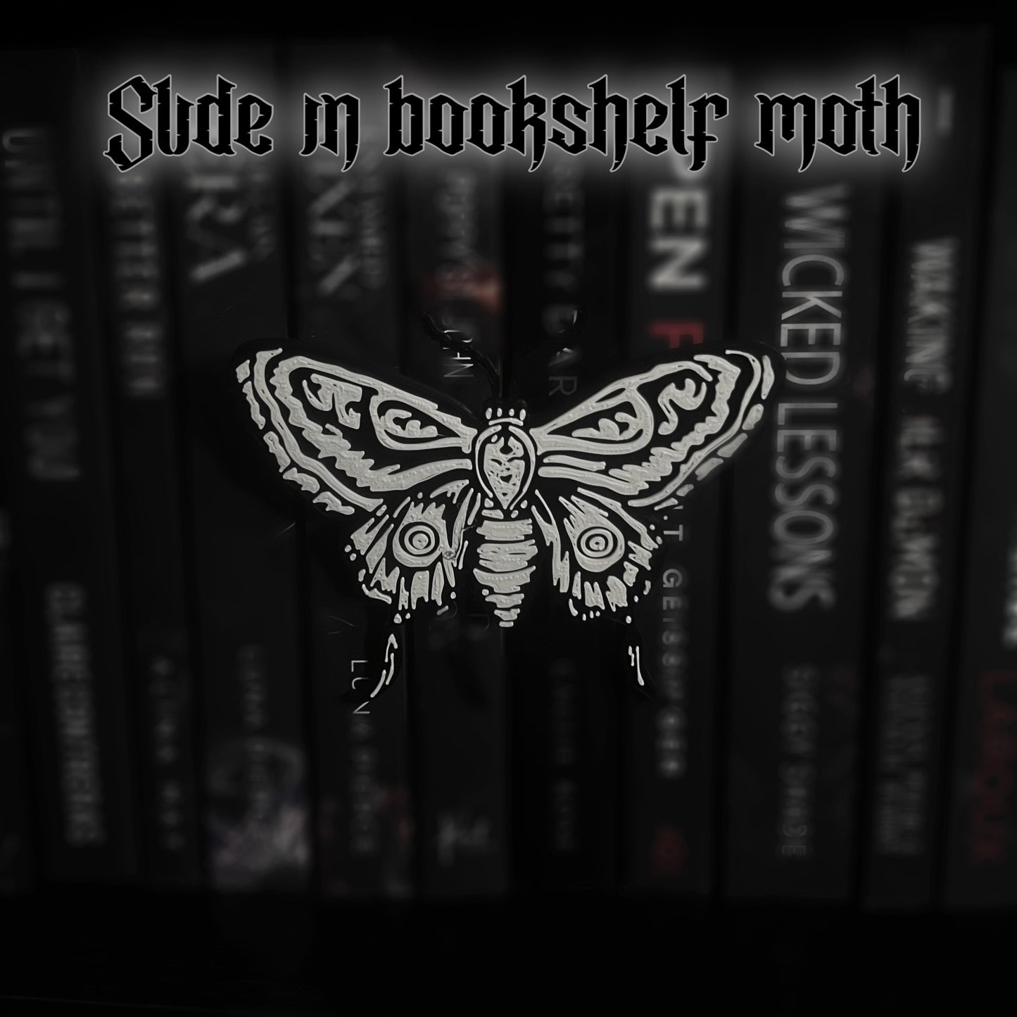 Moth 3D Printed Book Insert