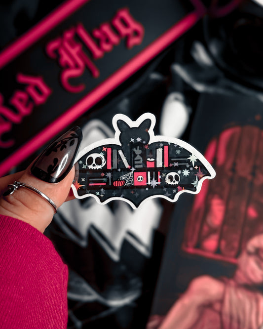 Bat Bookshelf Sticker