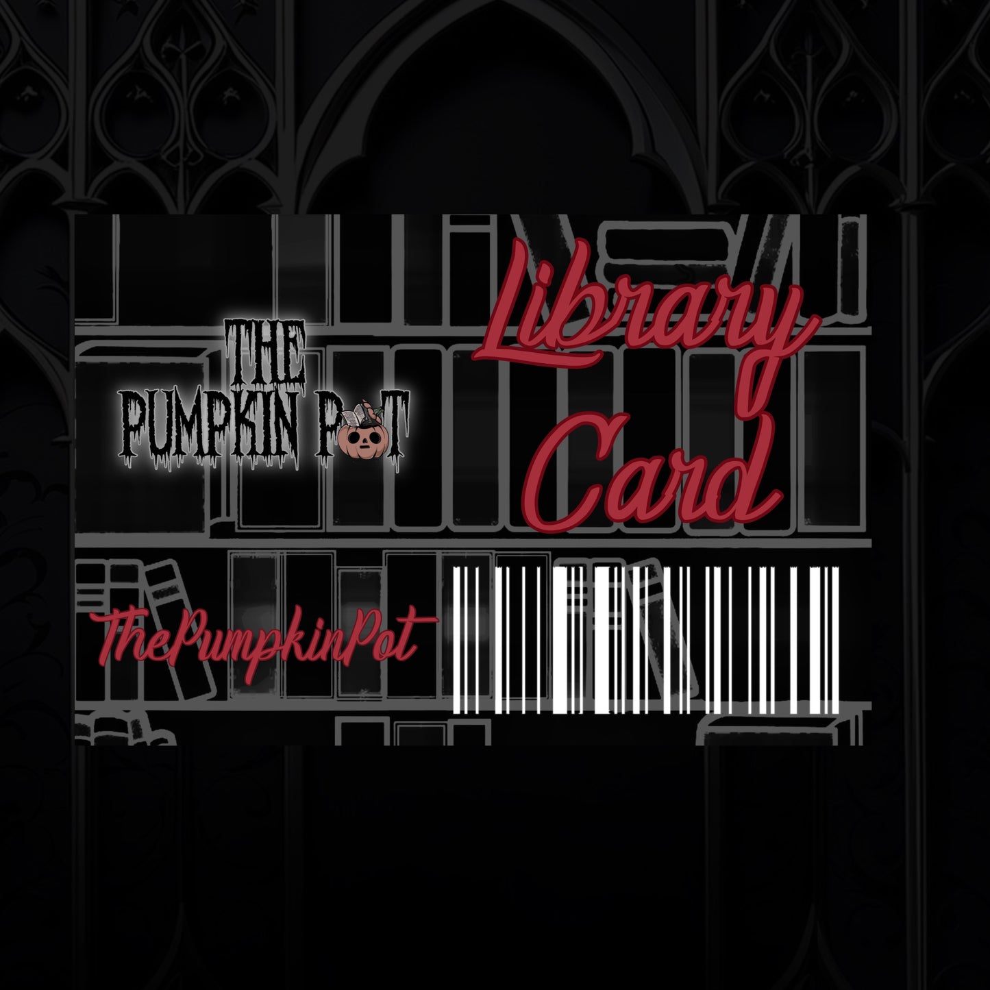 Personalized Library Card Sticker