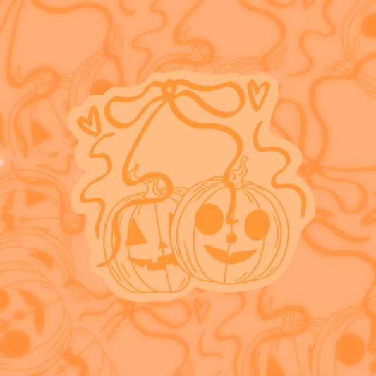 Pastel Pumpkin Cherry Sticker