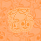 Pastel Pumpkin Cherry Sticker