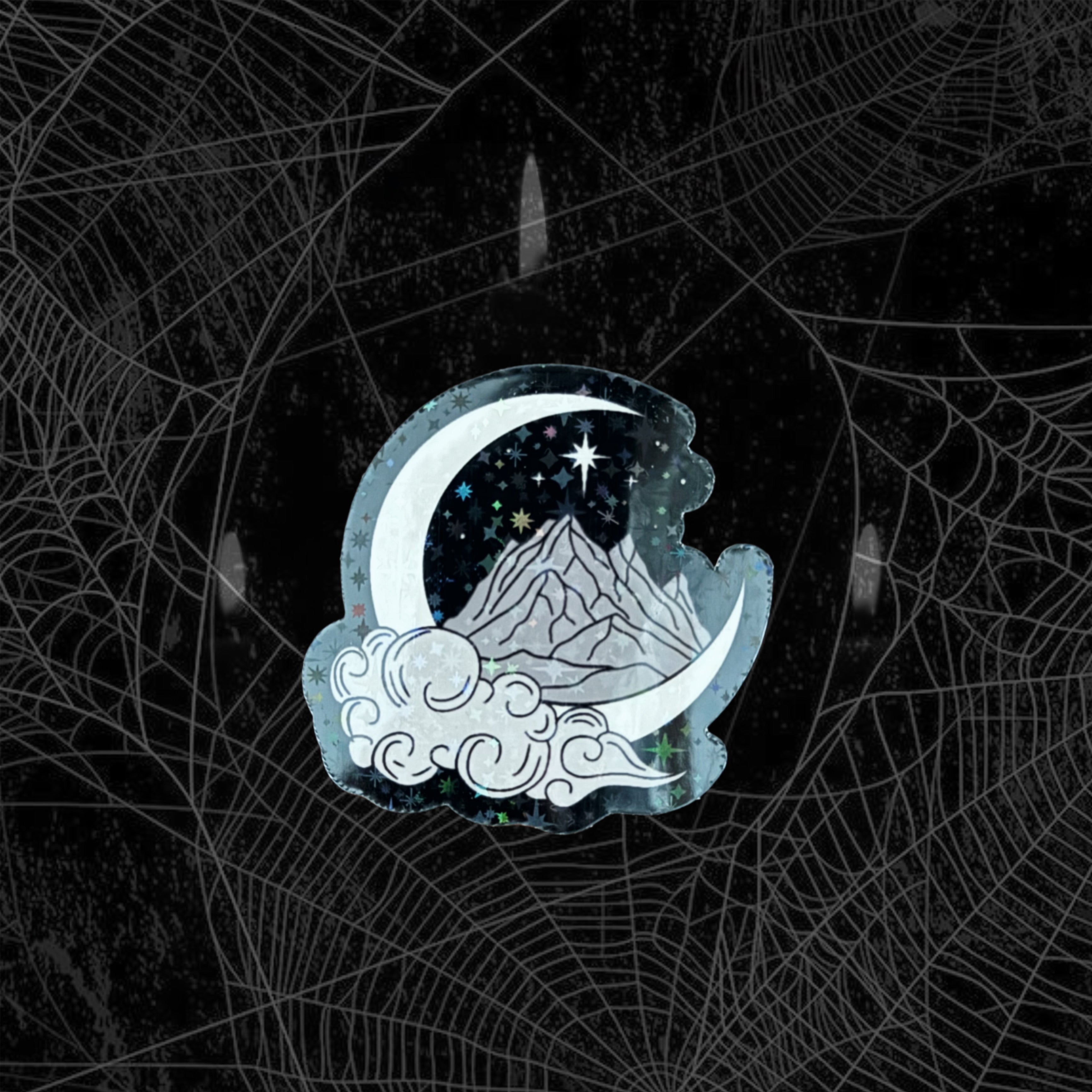 Moonlight Sticker Moonlight Mountain Sticker – The Pumpkin Pot