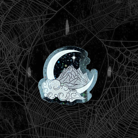 Moonlight Mountain Sticker