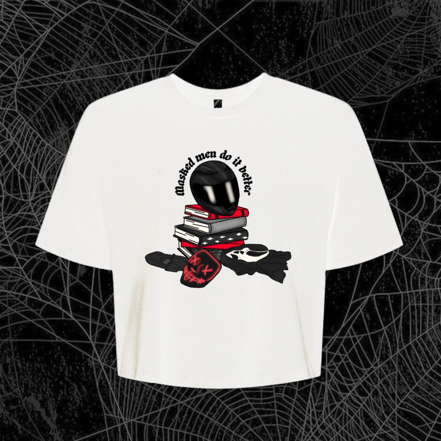 Masked Men Do It Better Crewneck T Shirt
